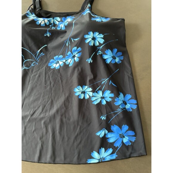 Womens swimsuit 2025 Tankini Swimsuit Tummy Control Flowy Swimwear top only 3XL - Picture 7 of 14